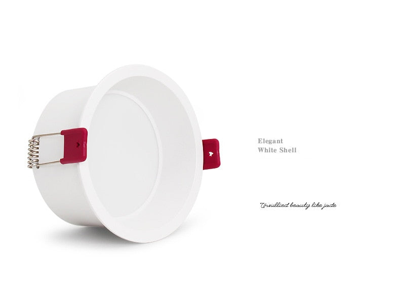 Recessed Round LED Dimmable Anti-Glare Downlight 5W/7W/9W/12W/15W Ceiling light AC85~265V Background Lamp Indoor Lighting