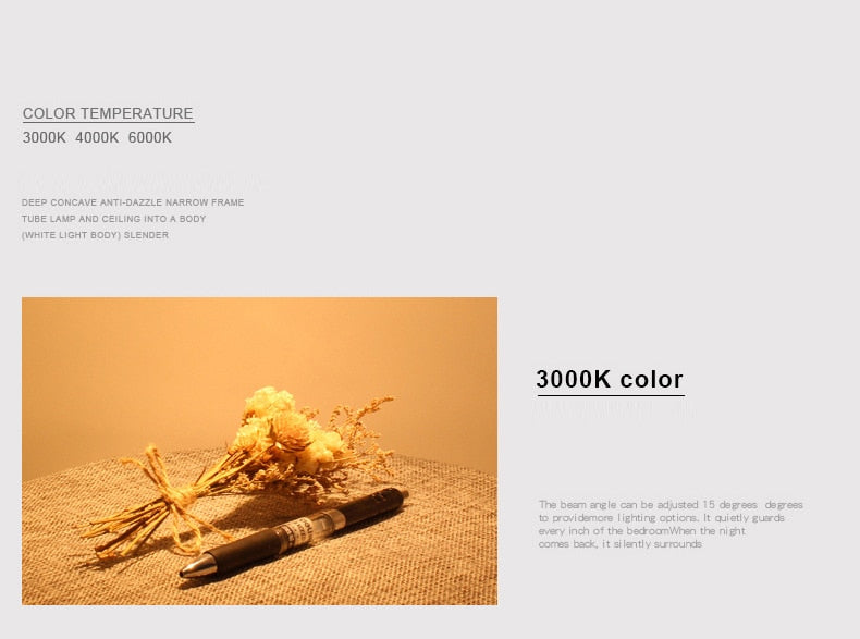 Recessed Round LED Dimmable Anti-Glare Downlight 5W/7W/9W/12W/15W Ceiling light AC85~265V Background Lamp Indoor Lighting