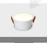 Recessed Round LED Dimmable Anti-Glare Downlight 5W/7W/9W/12W/15W Ceiling light AC85~265V Background Lamp Indoor Lighting