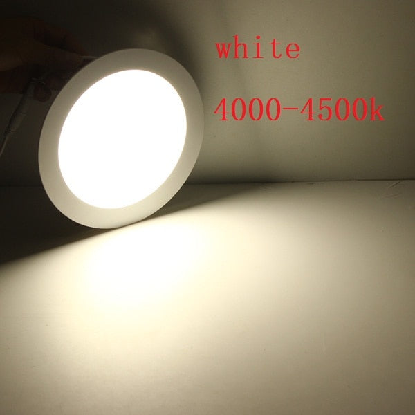 LED Downlight 10pcs 9W 15W 25W Surface Mounted LED Downlight Panel Light with driver 85-265V Warm White/White/Cold White