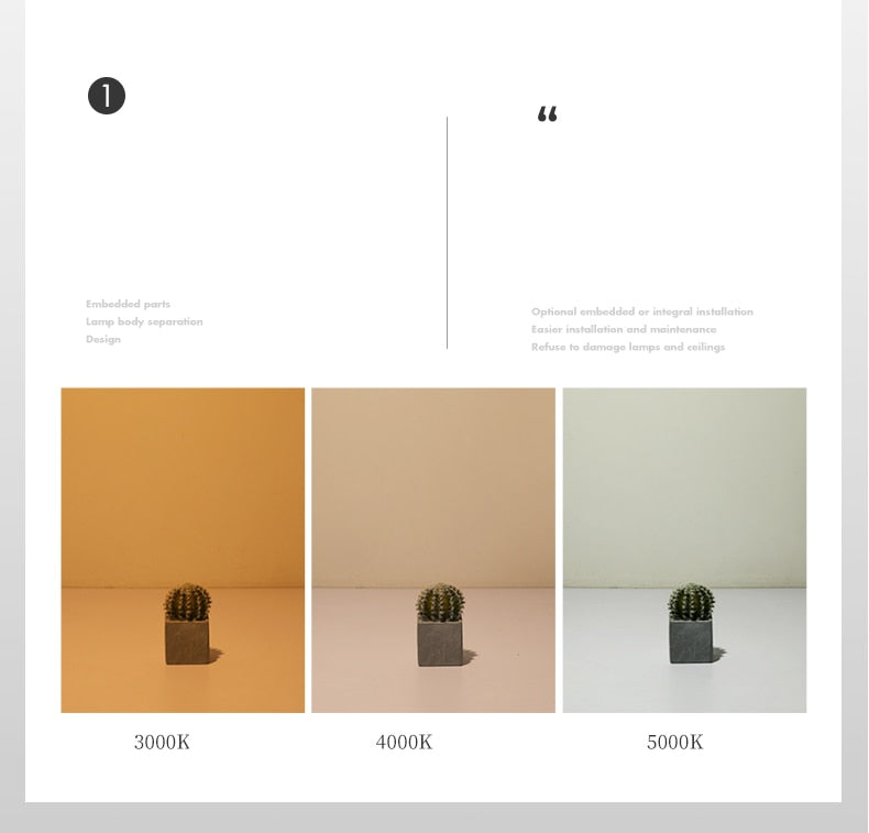 Square Surface Mounted LED Downlights 7W 14W LED Ceiling Lamp Spot Lights AC85- 265V indoor lighting