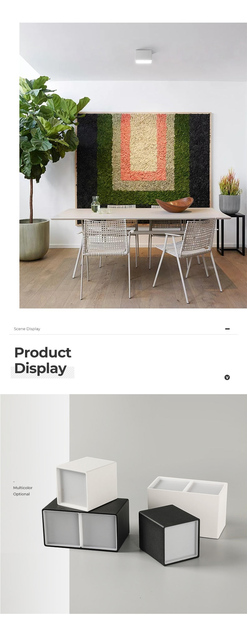 Square Surface Mounted LED Downlights 7W 14W LED Ceiling Lamp Spot Lights AC85- 265V indoor lighting