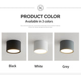 Led Surface Mounted Ceiling Downlight Aluminum 5W 9W 12W Spot Light for Foyer Living Room AC 90-260V Indoor Lighting