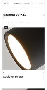 Led Surface Mounted Ceiling Downlight Aluminum 5W 9W 12W Spot Light for Foyer Living Room AC 90-260V Indoor Lighting