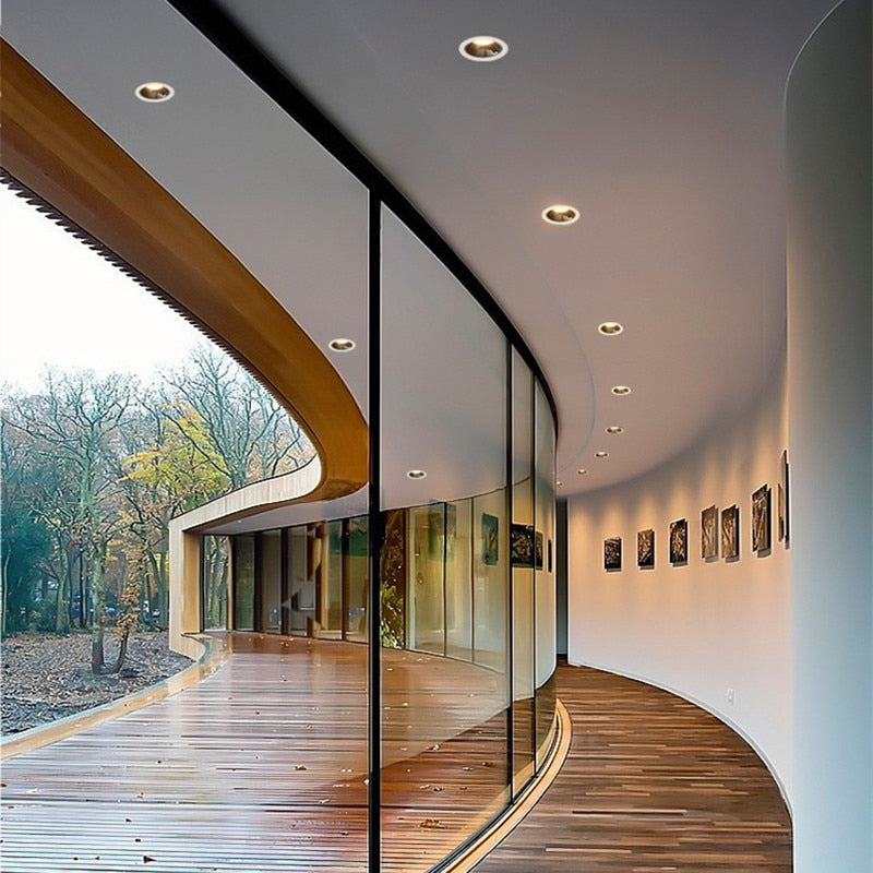 Downlight led ceiling light embedded anti-glare spotlight led villa luxury high-end club cob project spotlight