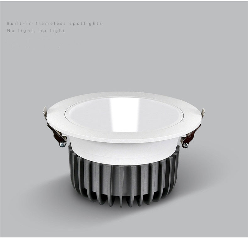 Downlight led ceiling light embedded anti-glare spotlight led villa luxury high-end club cob project spotlight