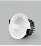 Downlight led ceiling light embedded anti-glare spotlight led villa luxury high-end club cob project spotlight