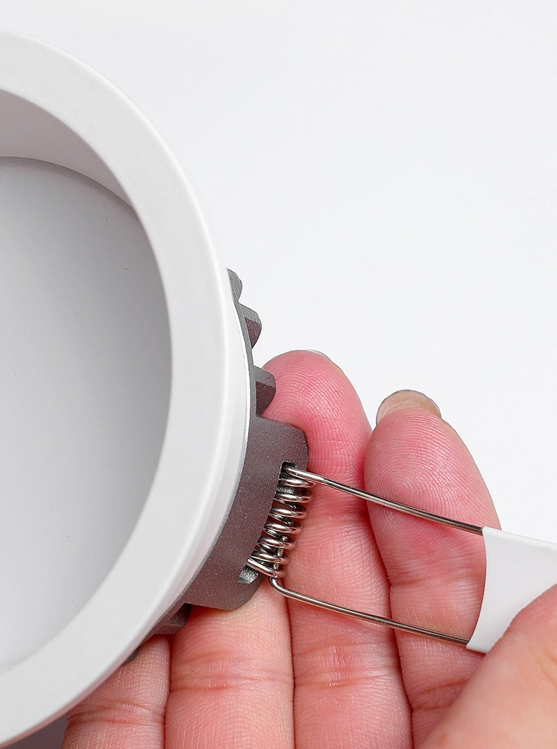 Saiyo Led Downlight 220v Ceiling Light 5W 7W 9W 12W Recessed Down light Round Led Panel Light 15W 18W Spotlight Indoor Lighting