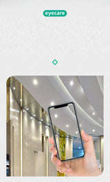 Ultra-Thin Square LED Panel Light 6W 8W 15W 20W Aluminum Round Ceiling Recessed Downlight Open Hole Adjustable AC85-265V 220V