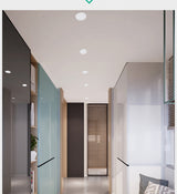 Ultra-Thin Square LED Panel Light 6W 8W 15W 20W Aluminum Round Ceiling Recessed Downlight Open Hole Adjustable AC85-265V 220V