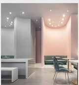 Ultra-Thin Square LED Panel Light 6W 8W 15W 20W Aluminum Round Ceiling Recessed Downlight Open Hole Adjustable AC85-265V 220V