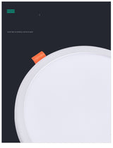 Ultra-Thin Square LED Panel Light 6W 8W 15W 20W Aluminum Round Ceiling Recessed Downlight Open Hole Adjustable AC85-265V 220V