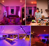 LED Downlights Bluetooth Ceiling Lamp 7W LED Spot Light AC90V-240V Recessed Round RGB Light Timed Dimmable bathroom bedroom