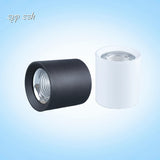 Round Dimmable COB LED Downlights 7W 9W 12W LED Ceiling Spot lights AC85~265V LED Ceiling Lamps Warm/Cold White Indoor Lighting