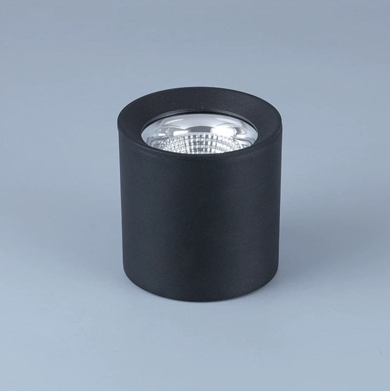 Round Dimmable COB LED Downlights 7W 9W 12W LED Ceiling Spot lights AC85~265V LED Ceiling Lamps Warm/Cold White Indoor Lighting