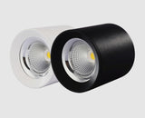 Round Dimmable COB LED Downlights 7W 9W 12W LED Ceiling Spot lights AC85~265V LED Ceiling Lamps Warm/Cold White Indoor Lighting