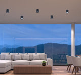 Round Dimmable COB LED Downlights 7W 9W 12W LED Ceiling Spot lights AC85~265V LED Ceiling Lamps Warm/Cold White Indoor Lighting