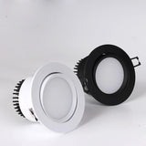 LED downlight LED super bright dimmable embedded Lez light COB 3W 5W 7W 12W 15W 20W led spotlight decoration LED ceiling light AC