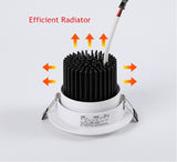 LED downlight LED super bright dimmable embedded Lez light COB 3W 5W 7W 12W 15W 20W led spotlight decoration LED ceiling light AC