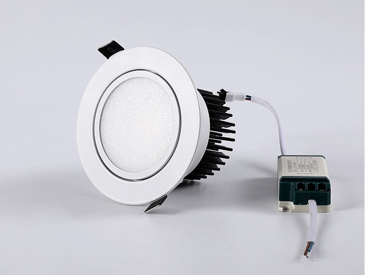 LED downlight LED super bright dimmable embedded Lez light COB 3W 5W 7W 12W 15W 20W led spotlight decoration LED ceiling light AC