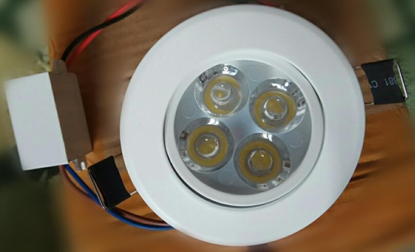 9W 12W LED Downlight Dimmable Warm White Nature White Pure White Recessed LED Lamp Spot Light AC85-265V