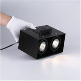 Square Surface Mounted Dimmable COB LED Downlights 10W 20W LED Ceiling Spot Lights AC85~265V LED Ceiling Lamps Indoor Lighting