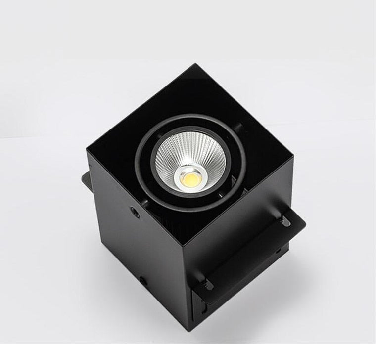 Square Surface Mounted Dimmable COB LED Downlights 10W 20W LED Ceiling Spot Lights AC85~265V LED Ceiling Lamps Indoor Lighting