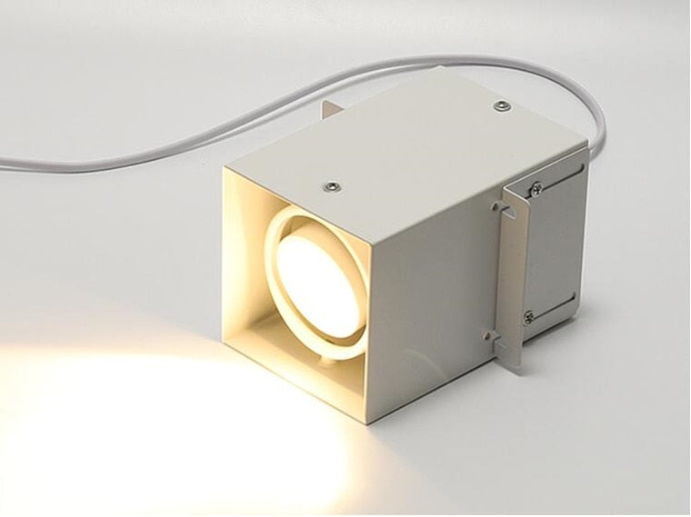 Square Surface Mounted Dimmable COB LED Downlights 10W 20W LED Ceiling Spot Lights AC85~265V LED Ceiling Lamps Indoor Lighting