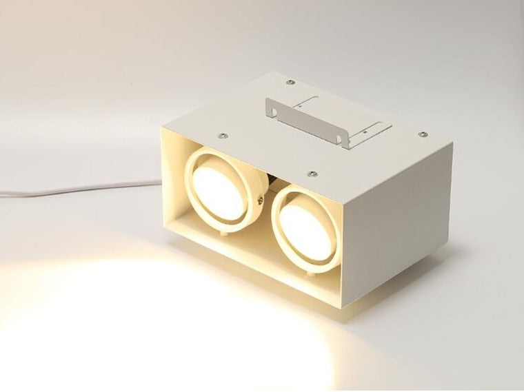 Square Surface Mounted Dimmable COB LED Downlights 10W 20W LED Ceiling Spot Lights AC85~265V LED Ceiling Lamps Indoor Lighting