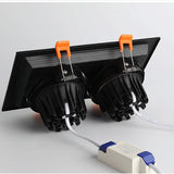 LED Downlights 10w 20w Surface Mounted dimmable LED Ceiling Lamps Spot Light square Rotation LED Downlights