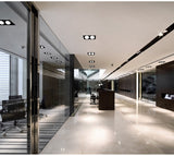 LED Downlights 10w 20w Surface Mounted dimmable LED Ceiling Lamps Spot Light square Rotation LED Downlights