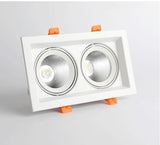LED Downlights 10w 20w Surface Mounted dimmable LED Ceiling Lamps Spot Light square Rotation LED Downlights