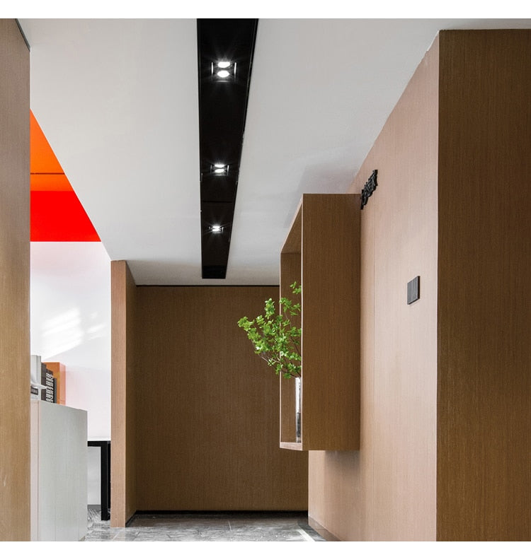 LED Downlights 10w 20w Surface Mounted dimmable LED Ceiling Lamps Spot Light square Rotation LED Downlights