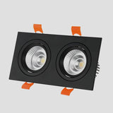 Square Recessed Dimmable COB LED Downlights 10W 14W 20W 24W LED Ceiling Lamps AC85~265V LED Ceiling Spot Lights Indoor Lighting