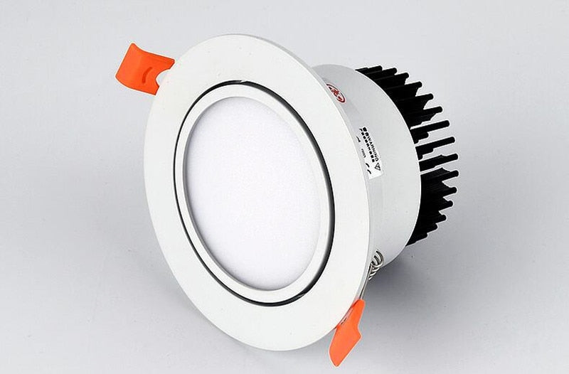 Round Dimmable Downlights 5W 7W 9W 12W 15W 18W LED Ceiling lamp recessed COB Ceiling Spot lights ac85-265V LED Indoor Lighting