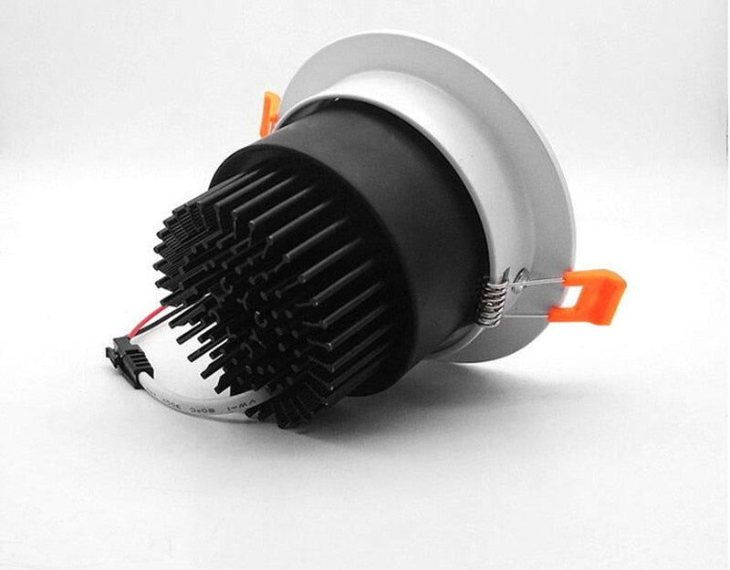 Round Dimmable Downlights 5W 7W 9W 12W 15W 18W LED Ceiling lamp recessed COB Ceiling Spot lights ac85-265V LED Indoor Lighting