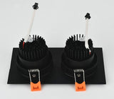 Square Recessed Dimmable COB LED Downlights 10W 14W 20W 24W LED Ceiling Lamps AC85~265V LED Ceiling Spot Lights Indoor Lighting