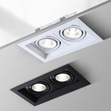 Square Dimmable Recessed COB LED Downlights 10W 20W 30W LED Ceiling Lamps AC85~265V LED Ceiling Spot Lights Indoor Lighting