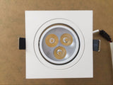 Dimmable Led downlight light Ceiling 10pcs square Spot Light 6w 8w 10w ac 85-265V ceiling recessed Lights Indoor Lighting
