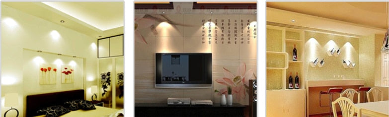 Dimmable Led downlight light Ceiling 10pcs square Spot Light 6w 8w 10w ac 85-265V ceiling recessed Lights Indoor Lighting