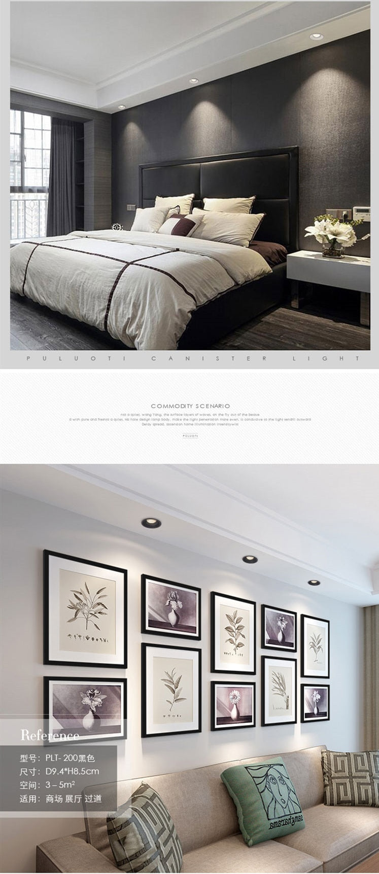 Dimmable LED Downlight 7W 10W 12W 85-265V COB LED DownLights Dimmable COB Spot Recessed Down light Light Bulb white body