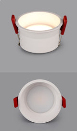 Beam Angle 60 Degrees Recessed LED Downlight 7W 9W 12W 15W 18W 20W Dimmable Deep Glare LED Ceiling Lamp Spot Light Background