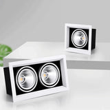 Dimmable Square Recessed Cob Led Downlights 15w 30W 45W Ceiling Lamps AC220V 90-260V Ceiling Square Light For Bedroom Hotel Room