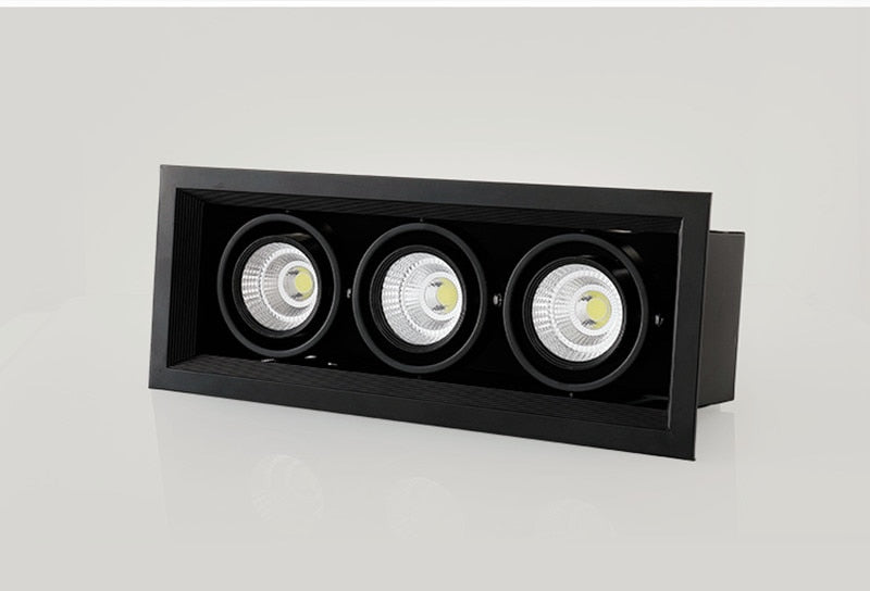 Dimmable Square Recessed Cob Led Downlights 15w 30W 45W Ceiling Lamps AC220V 90-260V Ceiling Square Light For Bedroom Hotel Room