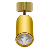 Golden Luxury Led Downlight Surface Mounted Led Spot Light COB Ceiling Light 360 Degree Rotate 7W 12W 15W Living Room Exhibition