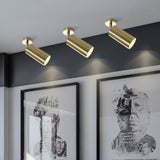 Golden Luxury Led Downlight Surface Mounted Led Spot Light COB Ceiling Light 360 Degree Rotate 7W 12W 15W Living Room Exhibition