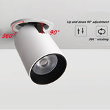 Dimming embedded folding LED downlight 10W 15W 20W LED spotlight living room TV background wall aisle ceiling COB downlight