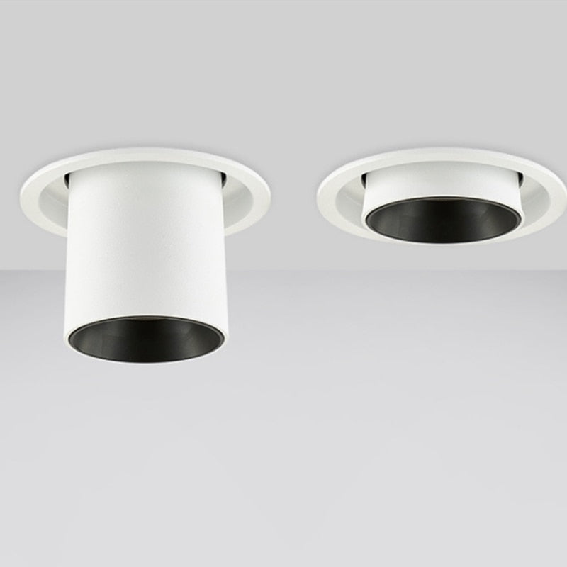 Dimming embedded folding LED downlight 10W 15W 20W LED spotlight living room TV background wall aisle ceiling COB downlight