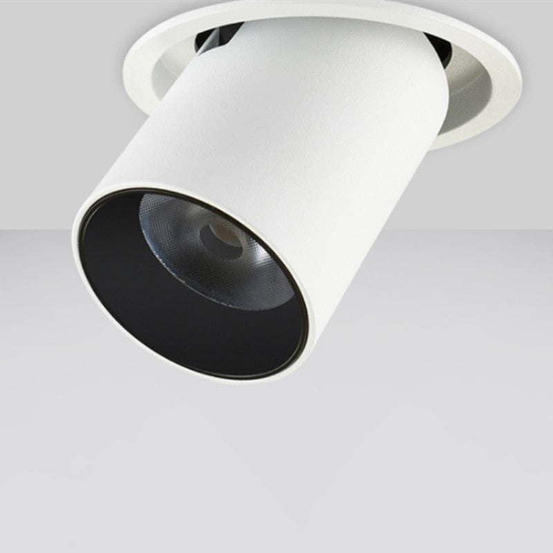 Dimming embedded folding LED downlight 10W 15W 20W LED spotlight living room TV background wall aisle ceiling COB downlight