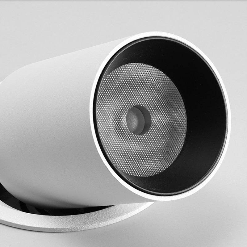 Dimming embedded folding LED downlight 10W 15W 20W LED spotlight living room TV background wall aisle ceiling COB downlight